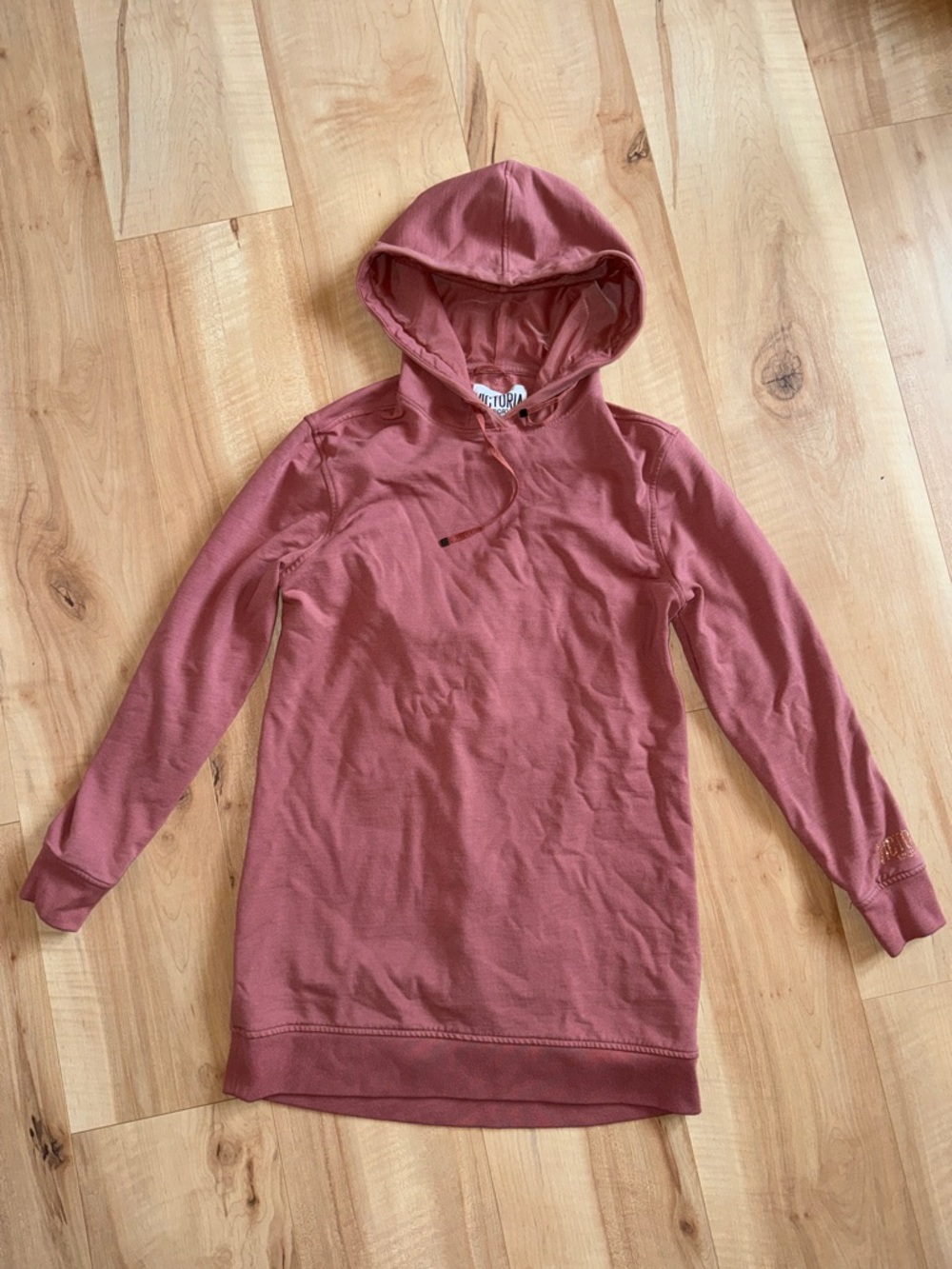Victoria Sport Open Back Tunic Hoodie, Size XSmall